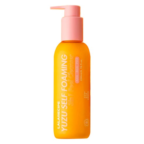 라라레서피 유자 셀프포밍 쓰리인원 필 클렌저, 1개, 200ml
