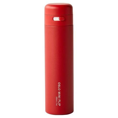 오슬로 미니 플립 텀블러, 레드, 200ml, 1개 레드, 200ml, 1개
