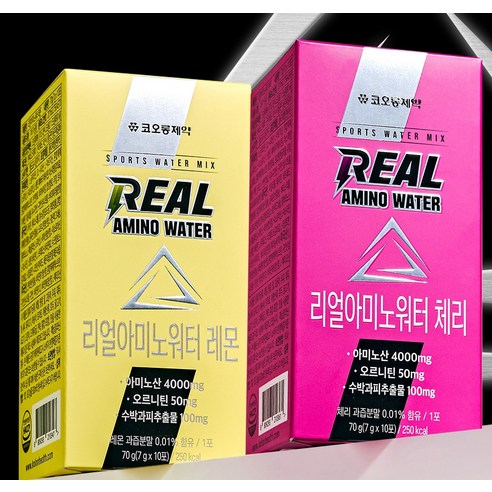 코오롱제약 NEW 리얼 아미노 워터 레몬 10p 70g, 2개 맛있게 먹은 솔직 후기 - 상품 이미지 4
