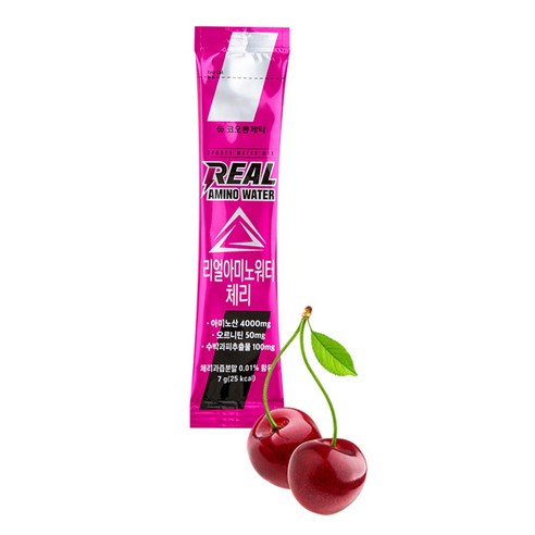 코오롱제약 NEW 리얼아미노워터 체리 10p 70g, 1개 이미지 2