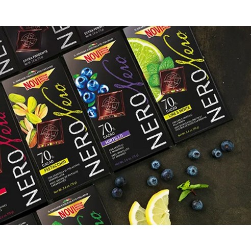 NOVI 可可薄荷晶粹巧克力, 75g, 4個