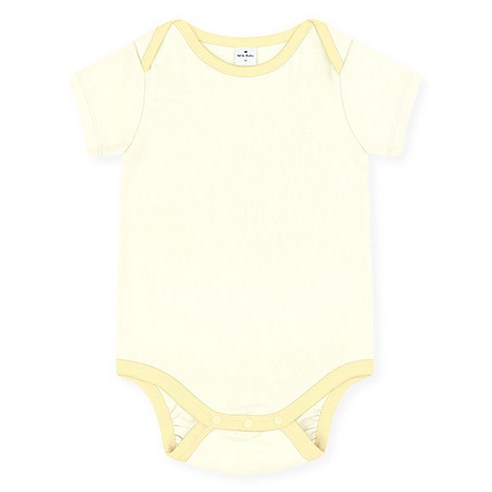 MilkBaby 유아용 보들보들베베반팔 바디수트