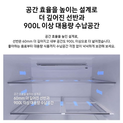 삼성전자 Bespoke 905L AI 4도어 냉장고 후기 분석 - 최종 외관 디테일