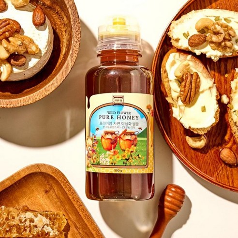 정원담 프리미엄 자연 야생화 순수 벌꿀 500g, 1개 이미지 2