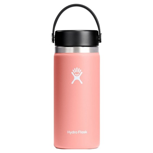 하이드로플라스크 와이드 플렉스캡 텀블러, 그레이프푸르트핑크, 473ml, 1개