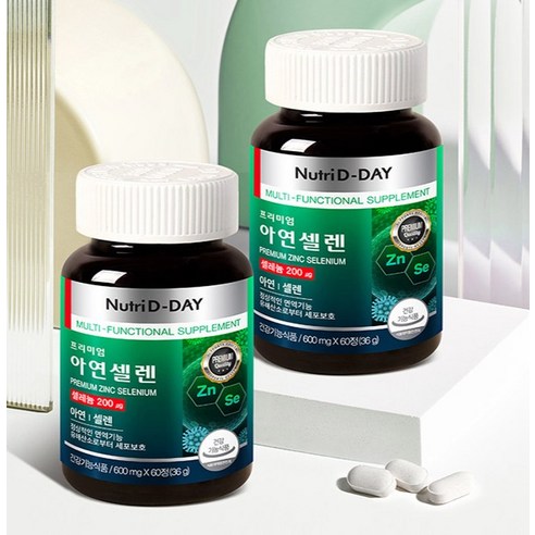 뉴트리디데이 프리미엄 아연 셀렌 36g 60정, 1개 이미지 2