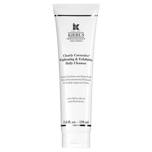키엘 클리어리 코렉티브 브라이트닝 앤 엑스폴리에이팅 데일리 클렌저, 1개, 150ml