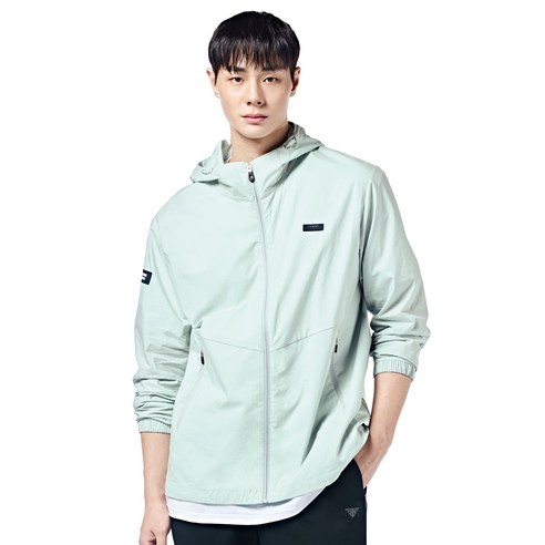 패기앤코 남성용 기능성 스포츠 데일리 경량 후드 바람막이 점퍼 WB-169