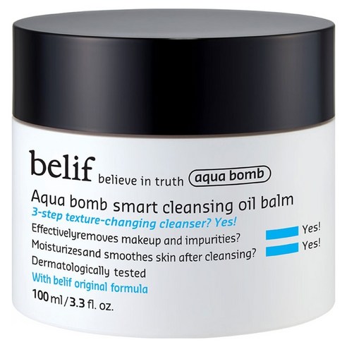 빌리프 아쿠아 밤 스마트 클렌징 오일 밤, 1개, 100ml