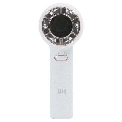 비에이치 냉각 쿨링 무선 휴대용 손선풍기, BH-MA0122, 화이트