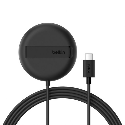 벨킨 아이폰 / 갤럭시 S25 시리즈 호환 Qi2 마그네틱 15W 고속 충전 무선 패드 케이블 2m WIA011fq