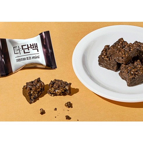 더단백 크런치바 초코 mini 161g, 2개 이미지 3