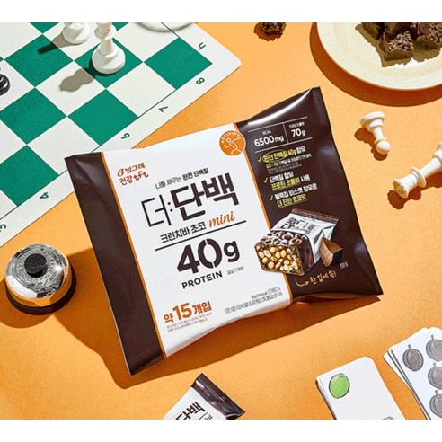 더단백 크런치바 초코 mini 161g, 2개 맛있게 먹은 솔직 후기 - 상품 이미지 2
