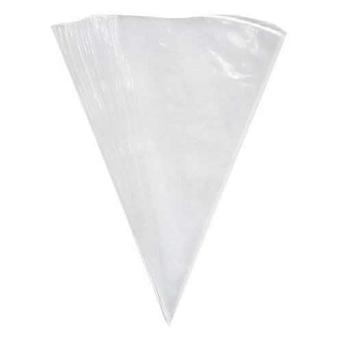 베스톰 삼각비닐짤주머니 40cm, 투명, 30개