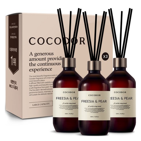 코코도르 프리미엄 디퓨저 + 섬유스틱 7p