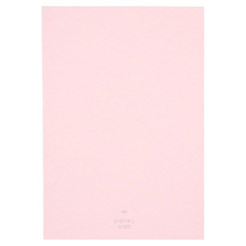 대시앤도트 오디너리 오르빗 미니 무지 노트 160매, 파우더핑크, 1개