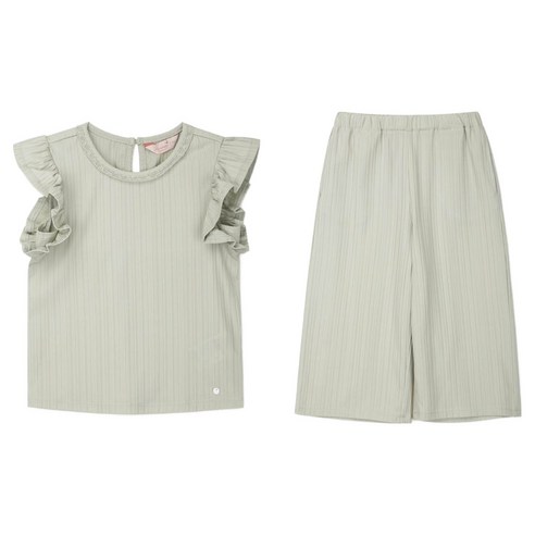 페리미츠 여아용 데일리 골지 상하의 세트 P2525I590