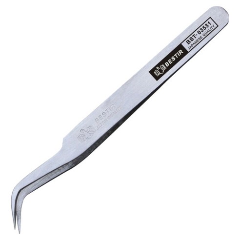 BESTIR 정밀 핀셋 곡선형 120mm BST-03531, 1개