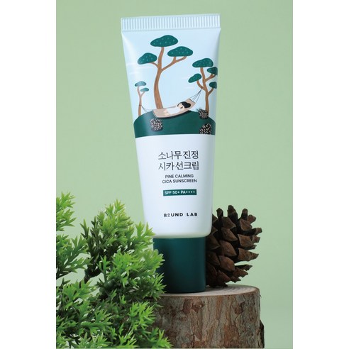라운드랩 소나무 진정 시카 선크림 SPF50+ PA++++ 이미지 3