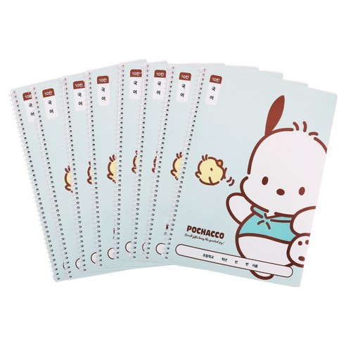 산리오캐릭터 초등원링 10칸 국어노트, 포차코, 8개