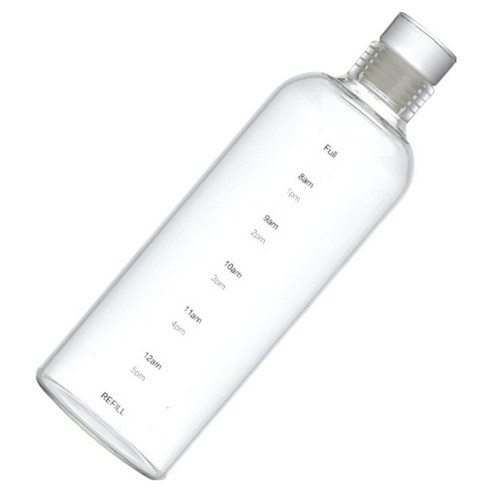 워터하마 내열 유리 눈금물병, 투명, 1L, 1개