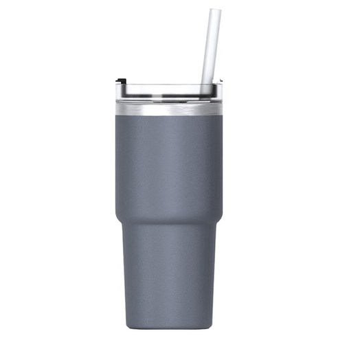 맥스컴코리아 STN 스테인리스304 스트로우 텀블러, 블루그레이, 1개, 600ml