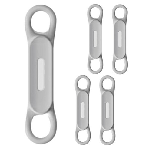 온트리 자석 보드 냉장고 펜홀더, 그레이, 5개