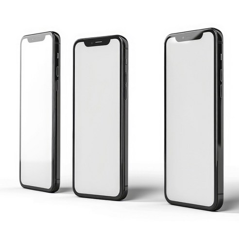 클로버나인 세이프 사생활보호 9H 고경도 풀커버 프라이버시 강화유리 휴대폰 액정보호필름 2p 세트 이미지 3