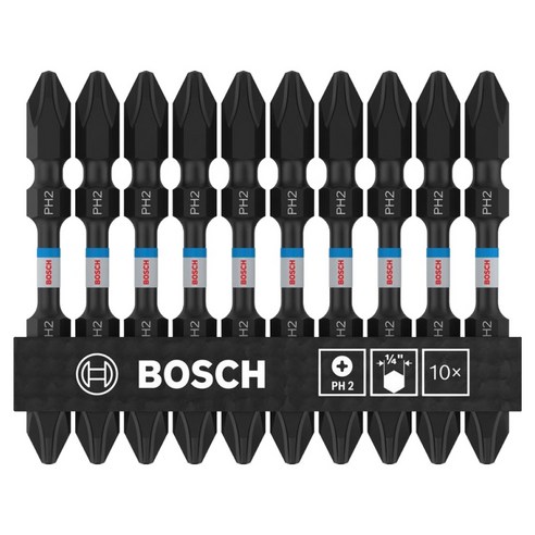 보쉬 PRO 토션비트 PH2 6.35 x 65 mm 2608522405, 10개