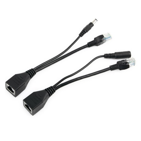 컴스 PoE 패시브 어댑터 DC 5V-12V BU608, 혼합색상, 1개, 18cm