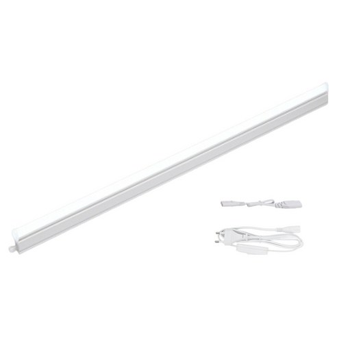 비츠온 와이드 LED T5 1200mm 40W + 연결선 + 스위치 전원선 1.5m 세트, 주광색