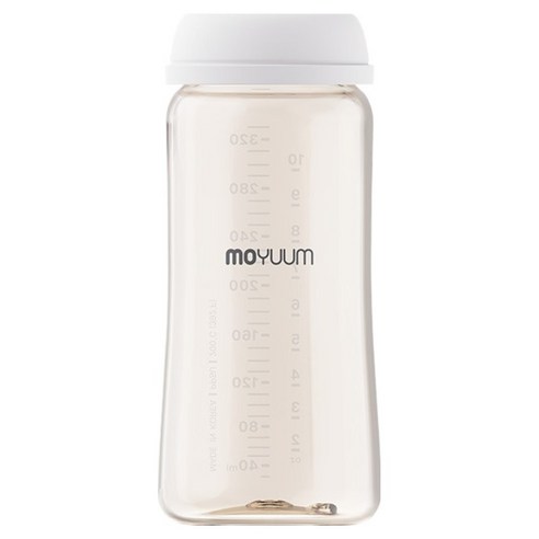 모윰 3세대 PPSU 올인원 베이직 노꼭지 젖병, 스노우, 330ml, 1개