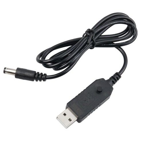 컴스마트 5V to 5V 9V 12V DC전원 외경5.5 내경 2.1 USB 전원 승압 케이블 IH748, 1개, 1m