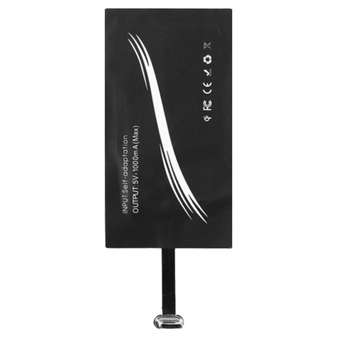 컴스 휴대폰 무선충전 수신패드 무선충전핀 무선충전키트 USB Type C IB251, 혼합색상, 1개