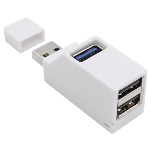 컴스마트 3포트 무전원 USB허브 USB 3.0 / USB 2.0 IH425, 화이트, 1개