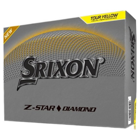 스릭슨 던롭 골프공 3피스 Z-STAR9 다이아몬드3, TOURYELLOW, 1개