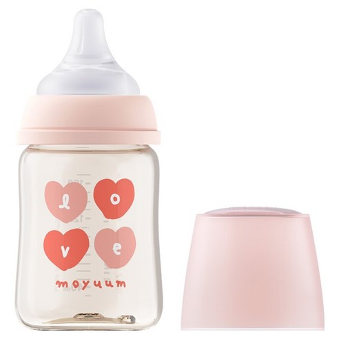 모윰 3세대 PPSU 올인원 젖병 유꼭지 모어러브, 체리, 170ml, 1개
