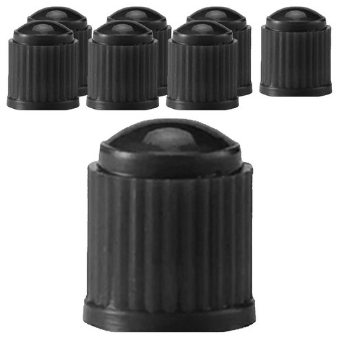 차티스트 순정형 타이어 밸브캡 마개 내부 고무링 구찌캡 CS027, 블랙, 8개