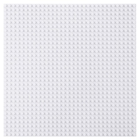 아이끌레 아동용 호환 블록 놀이판 50x50칸, 화이트, 1개