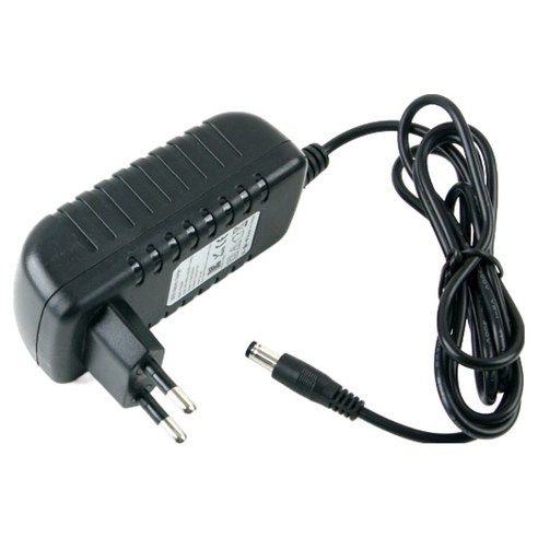 컴스 18650 리튬이온 배터리 3p 충전 전용 어댑터 DC 12.6V 2A IB703, 1개
