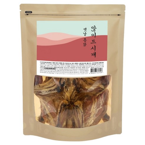 바이케이알 많이드시개 대용량 수제 간식, 옛날통닭, 250g, 1개