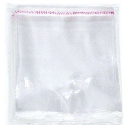 opp 접착 봉투 투명 13 x 13 cm, 1개, 500개입