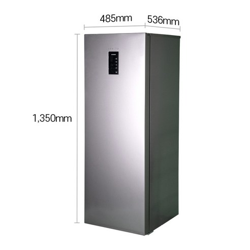 쿠잉전자 120L 1도어 스탠드 소형 김치냉장고 + 김치통 세트 방문설치 개봉기 | 실사용 후기 - 상품 이미지 3