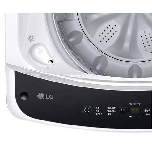 LG전자 통돌이 세탁기 16kg 방문설치 후기 분석 - 조작부 및 상단 디자인