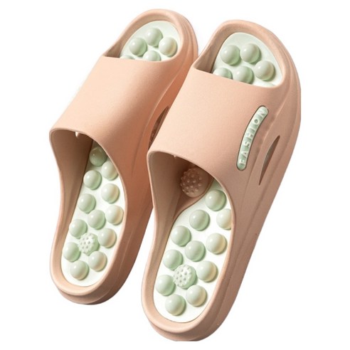 올데잇 부드러운 발바닥 지압 슬리퍼 230~240mm, 1개, 핑크