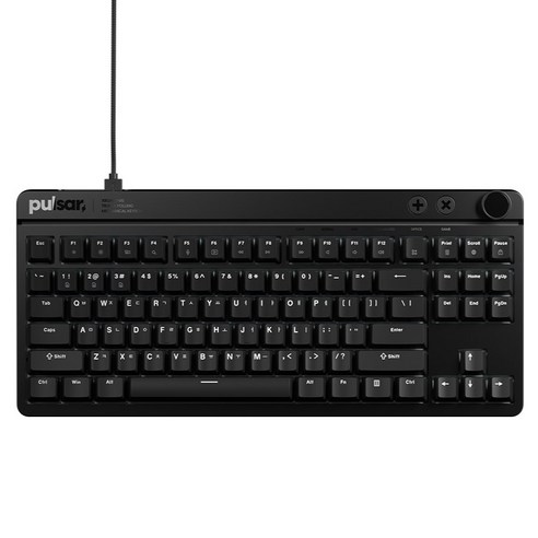 펄사 XBOARD MS 게이밍 유선 텐키리스 키보드, 블랙, R-R-Apx-XBMS01, 적축