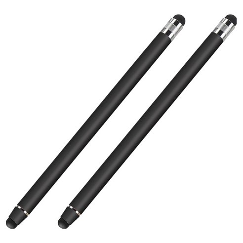 비쇼메르 간편한 스마트 터치펜 142 x 7 mm, 블랙, 2개