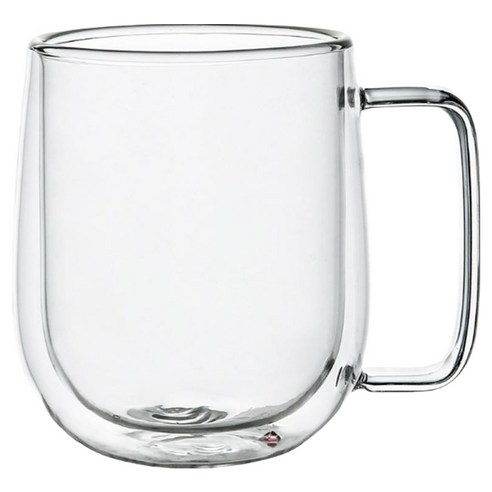 이중내열 유리컵 350ml, 투명, 1개