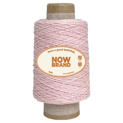 울클럽 NOW BRAND 탄탄 순면실 100g 1mm, 127 베이비코랄, 1개