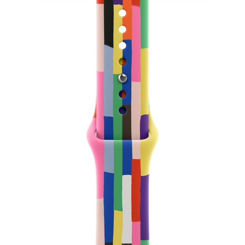 Apple 스마트워치 스포츠 밴드, 프라이드에디션2025, 46mm, M/L, 1개